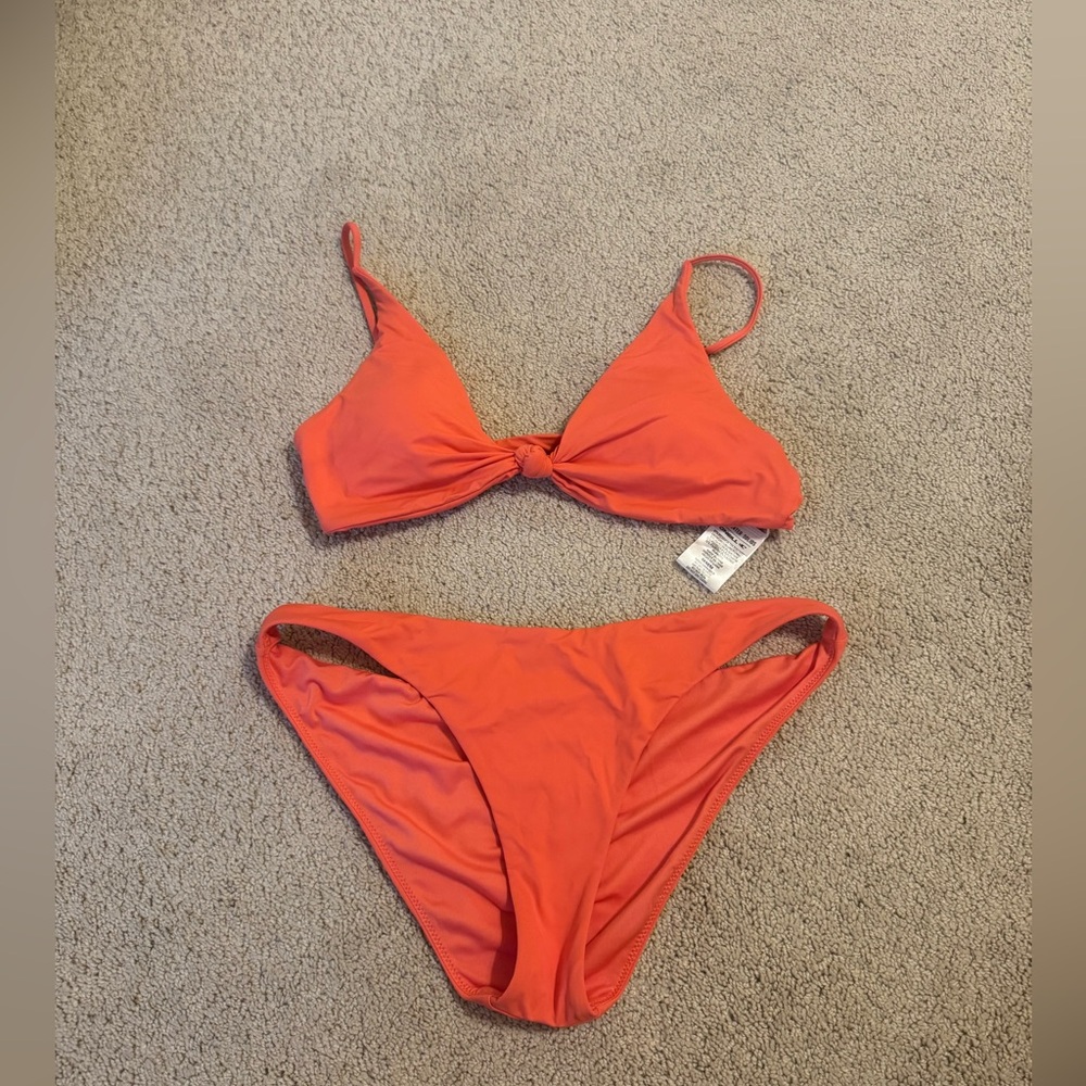 O'Neill Orange Triangle Bikini Set